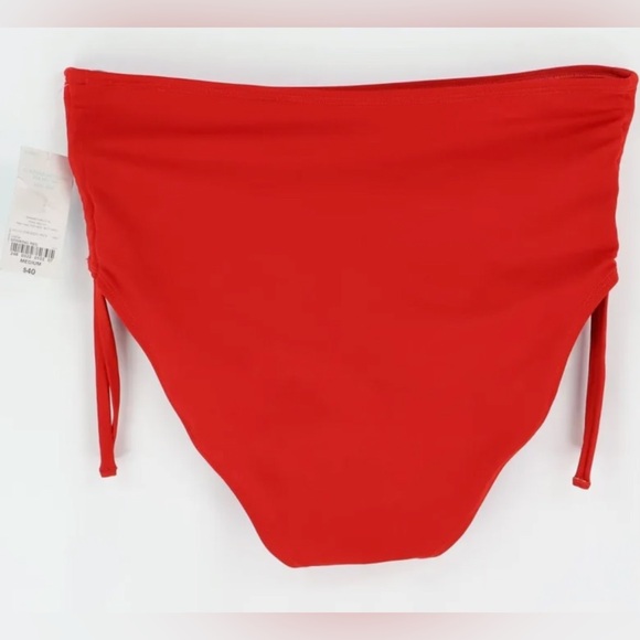 Oasis High Waist Medium Cyber Orange Swim Bottoms - Picture 2 of 7